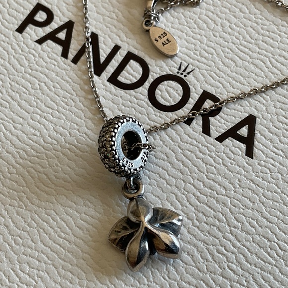 Pandora Orchid necklace - Picture 4 of 4